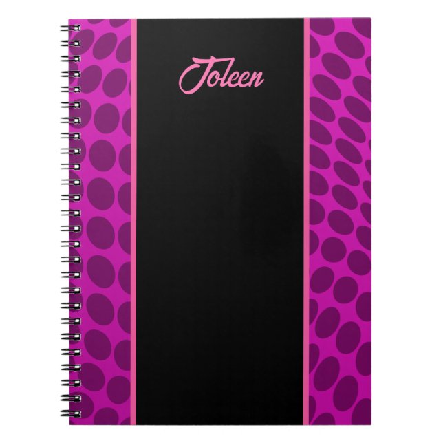 Personalized Colourful Pattern                  No Notebook (Front)