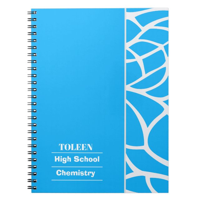 Personalized Colourful Pattern                  No Notebook (Front)