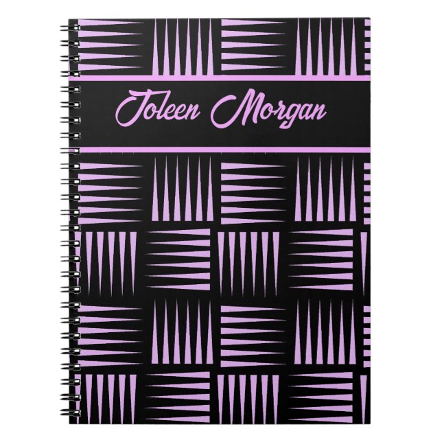 Personalized Colourful Pattern                  No Notebook (Front)