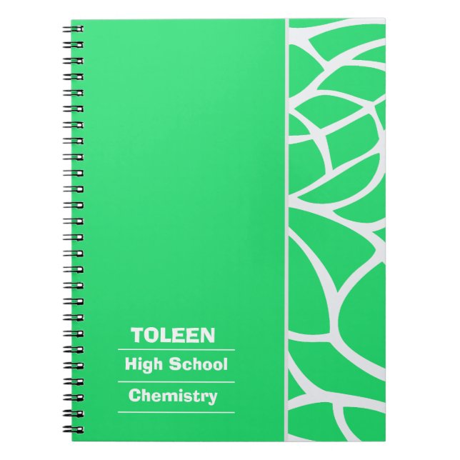 Personalized Colourful Pattern                  No Notebook (Front)