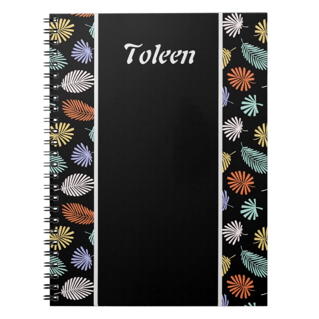 Personalized Colourful Pattern                  No Notebook (Front)