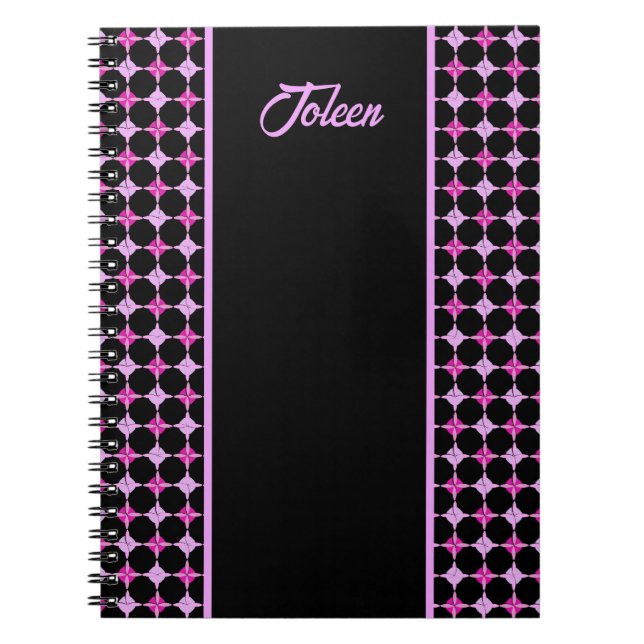 Personalized Colourful Pattern                  No Notebook (Front)
