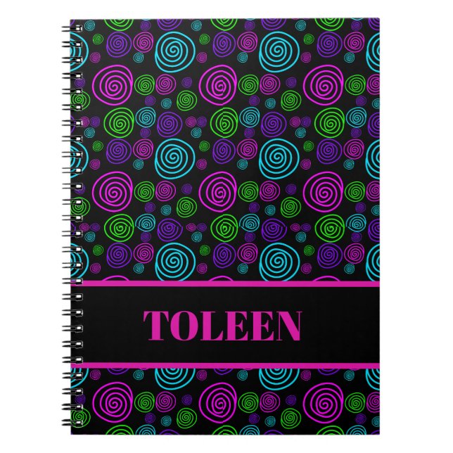 Personalized Colourful Pattern                 Not Notebook (Front)