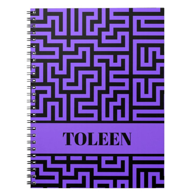 Personalized Colourful Pattern                 Not Notebook (Front)