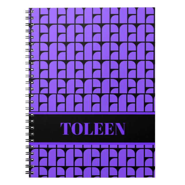 Personalized Colourful Pattern                 Not Notebook (Front)