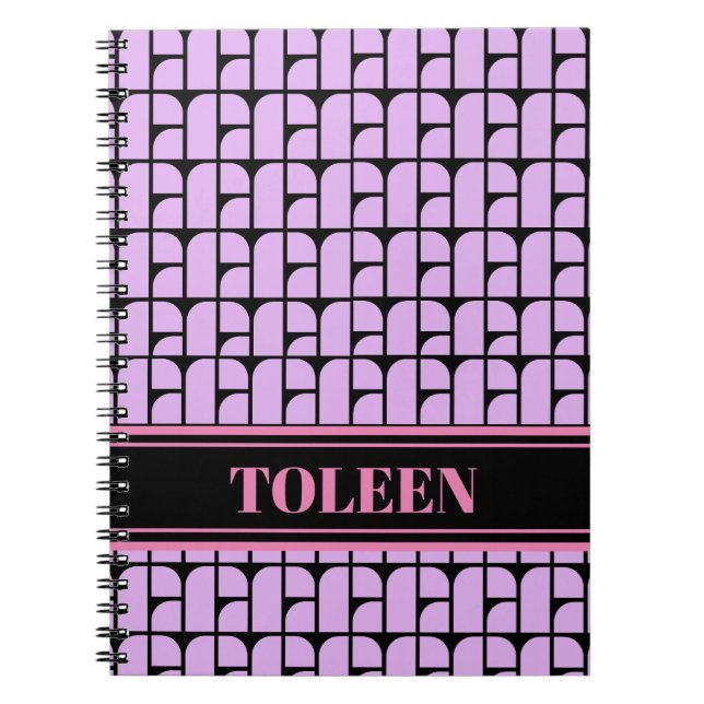 Personalized Colourful Pattern                 Not Notebook (Front)