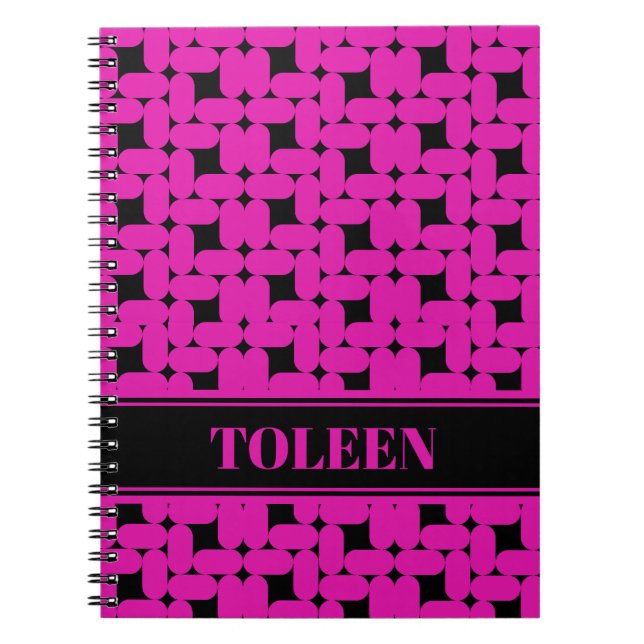 Personalized Colourful Pattern                 Not Notebook (Front)