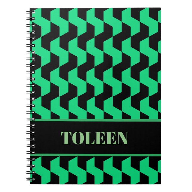 Personalized Colourful Pattern                 Not Notebook (Front)