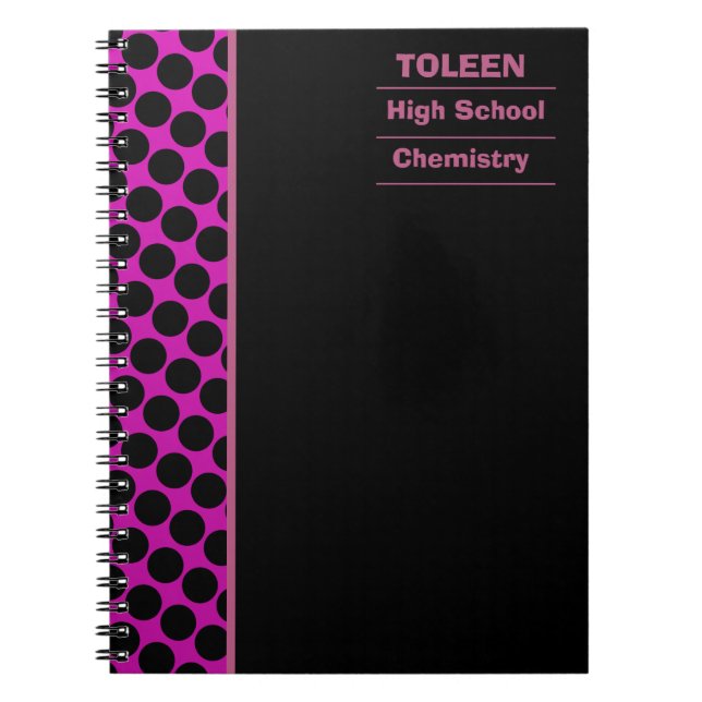 Personalized Colourful Pattern                  Notebook (Front)