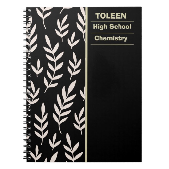 Personalized Colourful Pattern                  Notebook (Front)