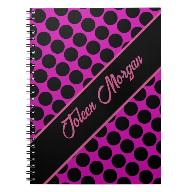 Personalized Colourful Pattern                  Notebook (Front)