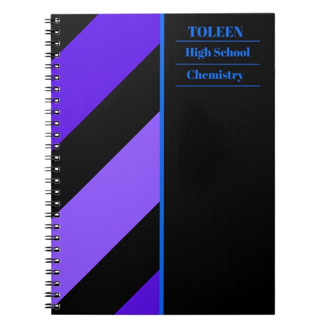 Personalized Colourful Pattern                  Notebook (Front)