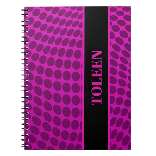 Personalized Colourful Pattern                  Notebook (Front)