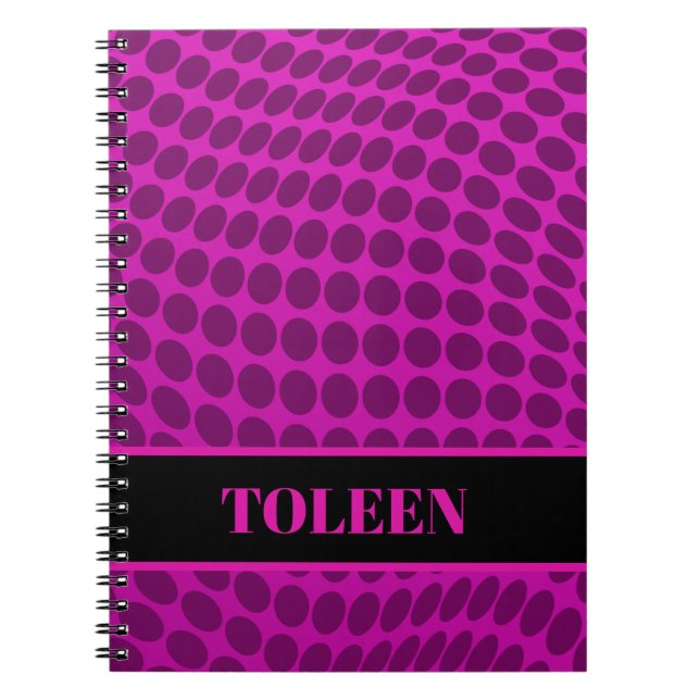 Personalized Colourful Pattern                  Notebook (Front)