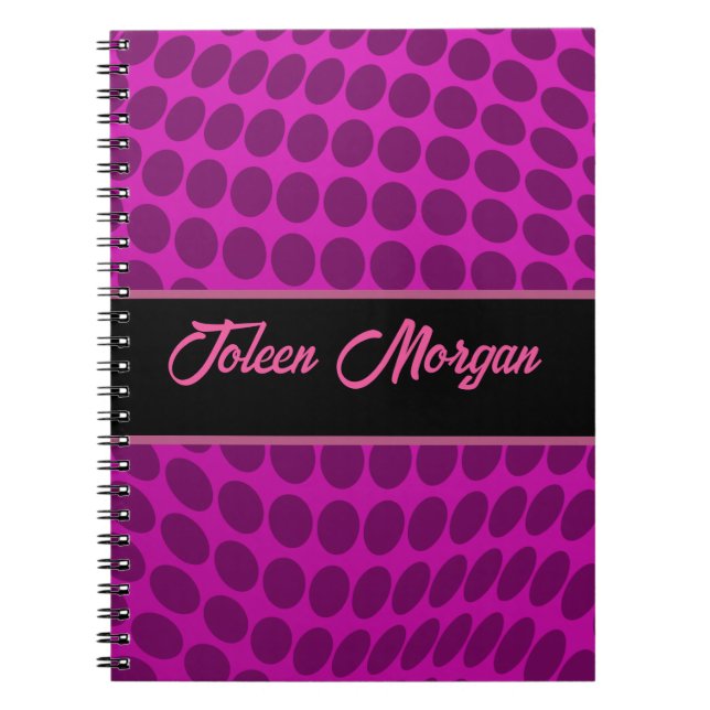 Personalized Colourful Pattern                  Notebook (Front)