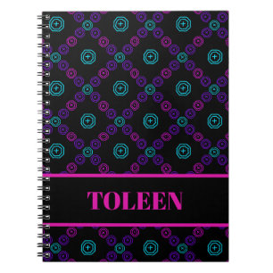 Personalized Colourful Pattern Notebook