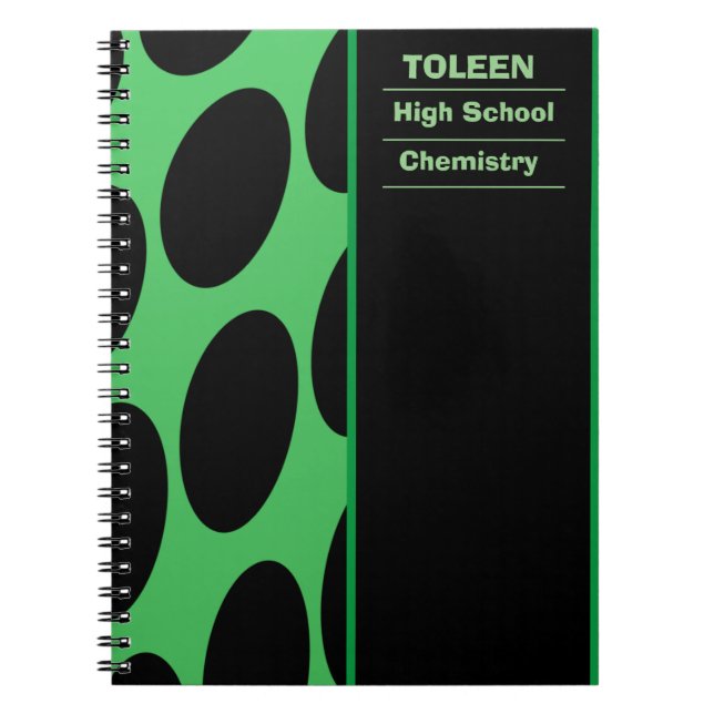 Personalized Colourful Pattern                  Notebook (Front)