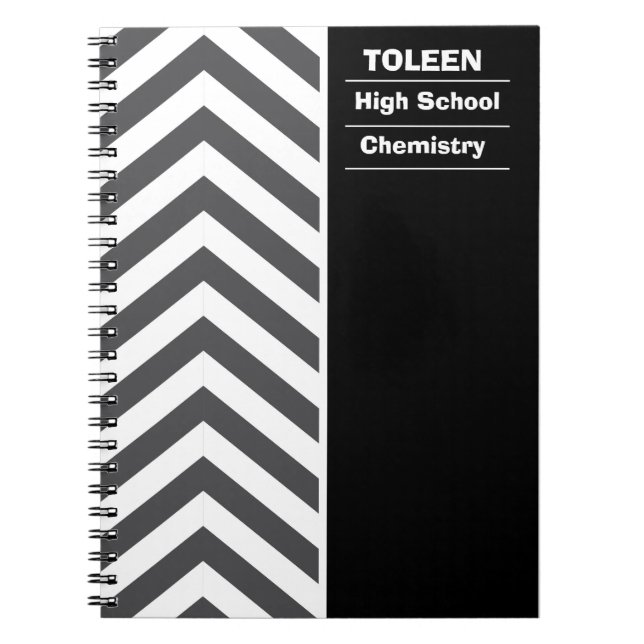 Personalized Colourful Pattern                  Notebook (Front)