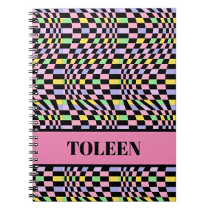 Personalized Colourful Pattern Notebook