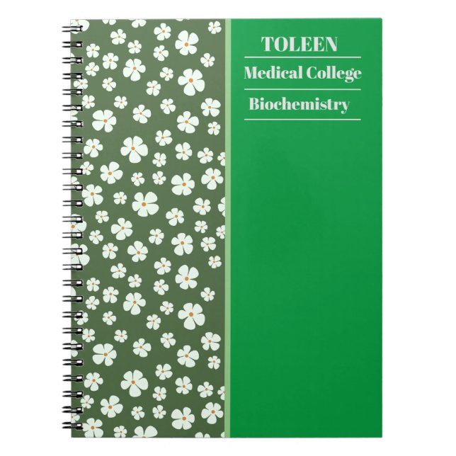 Personalized Colourful Pattern                  Notebook (Front)