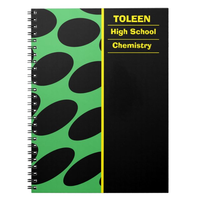 Personalized Colourful Pattern                  Notebook (Front)