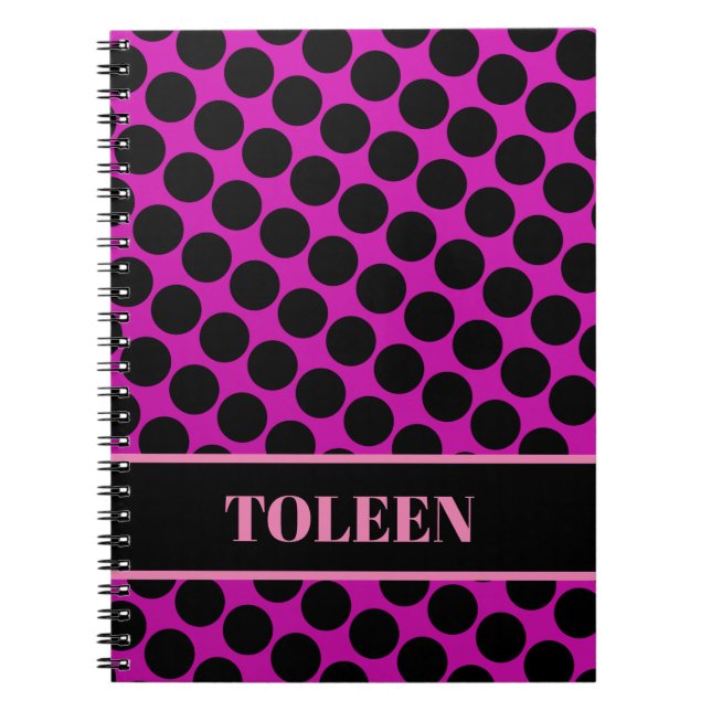 Personalized Colourful Pattern                  Notebook (Front)