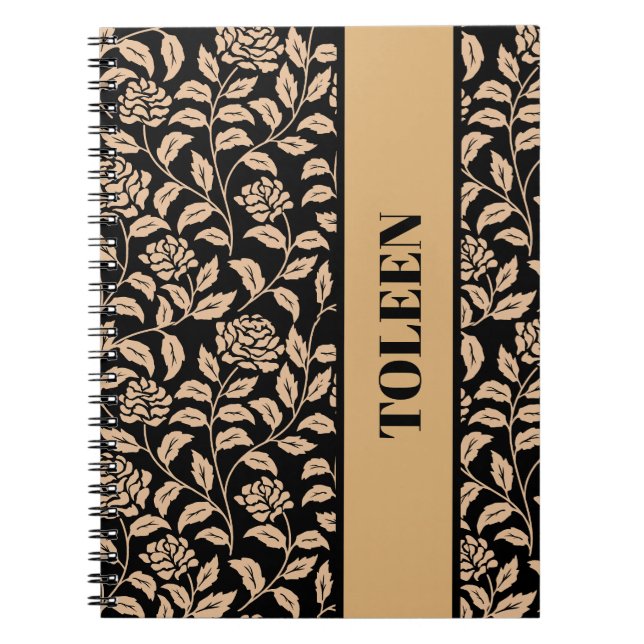 Personalized Colourful Pattern                  Notebook (Front)