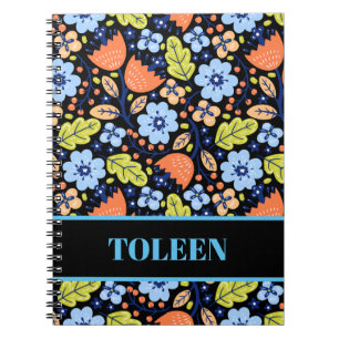 Personalized Colourful Pattern Notebook