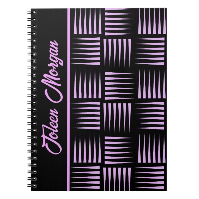 Personalized Colourful Pattern                  Notebook (Front)