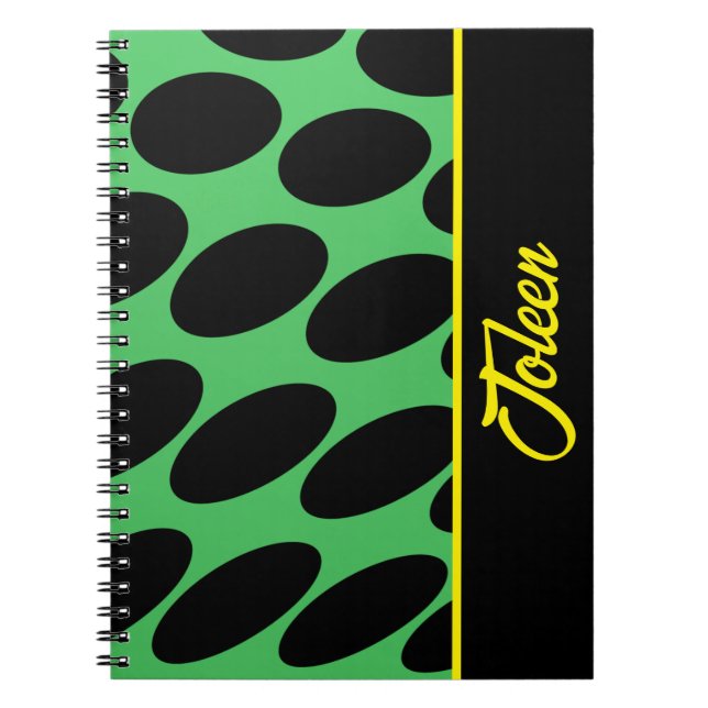 Personalized Colourful Pattern                  Notebook (Front)