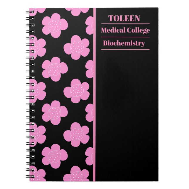Personalized Colourful Pattern                  Notebook (Front)