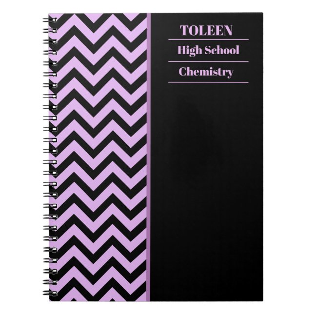Personalized Colourful Pattern                  Notebook (Front)