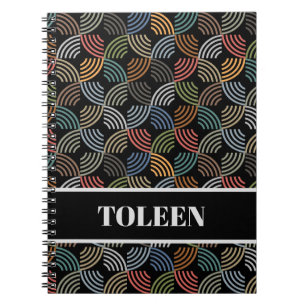 Personalized Colourful Pattern                 Notebook
