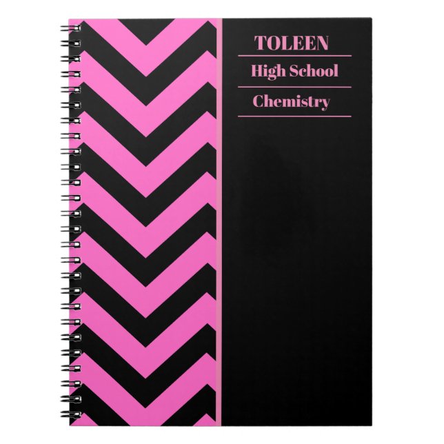 Personalized Colourful Pattern                  Notebook (Front)