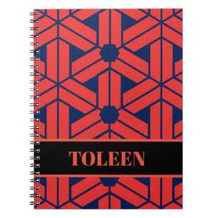 Personalized Colourful Pattern Notebook