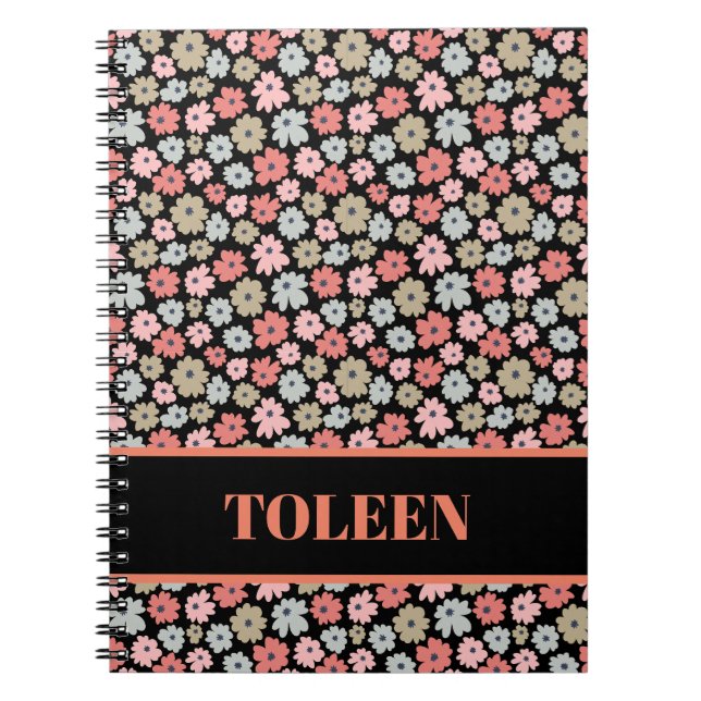 Personalized Colourful Pattern                  Notebook (Front)