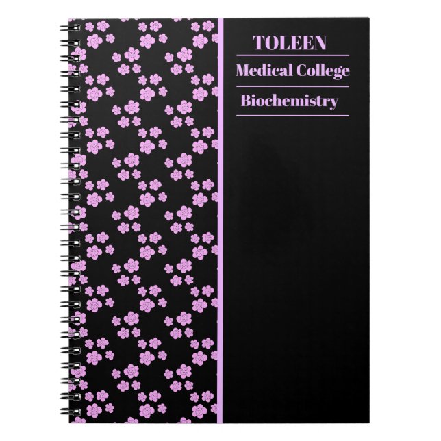 Personalized Colourful Pattern                  Notebook (Front)