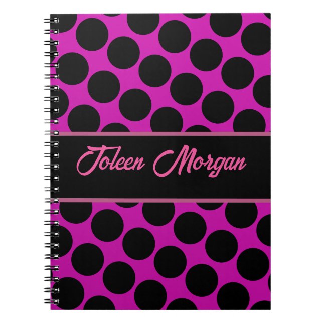 Personalized Colourful Pattern                  Notebook (Front)