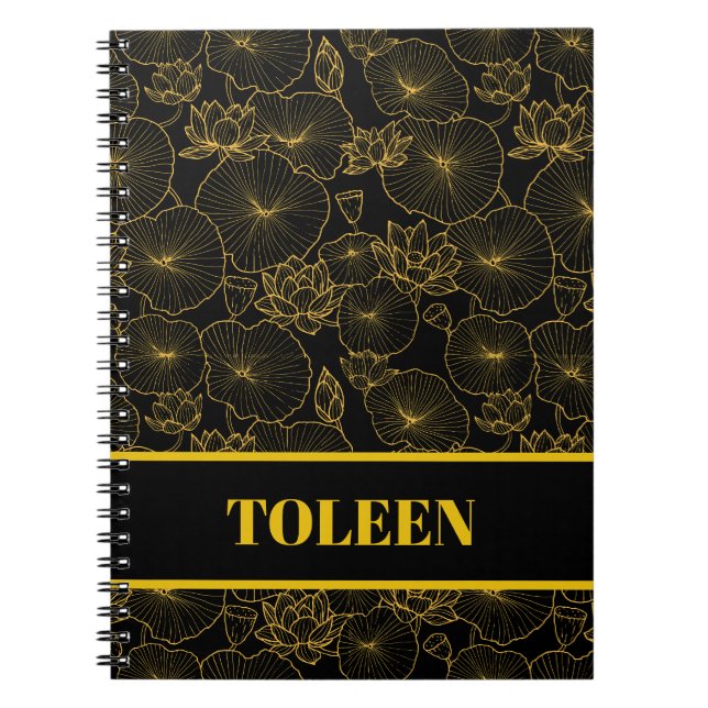 Personalized Colourful Pattern                  Notebook (Front)