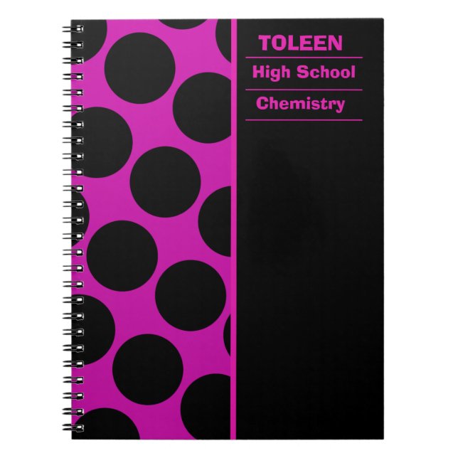 Personalized Colourful Pattern                  Notebook (Front)