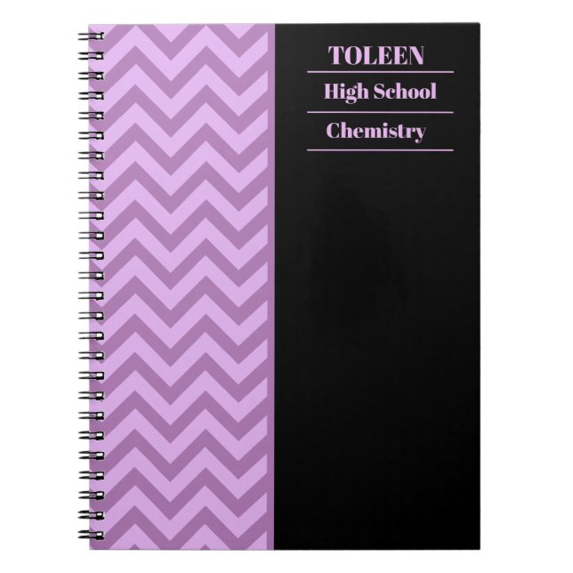 Personalized Colourful Pattern                  Notebook (Front)