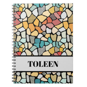 Personalized Colourful Pattern Notebook