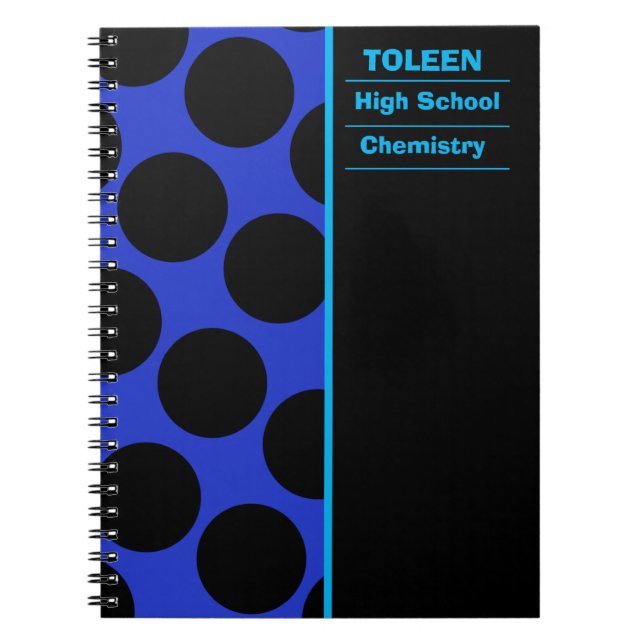 Personalized Colourful Pattern                  Notebook (Front)