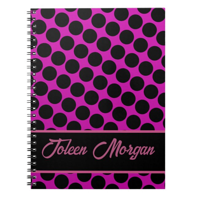 Personalized Colourful Pattern                  Notebook (Front)
