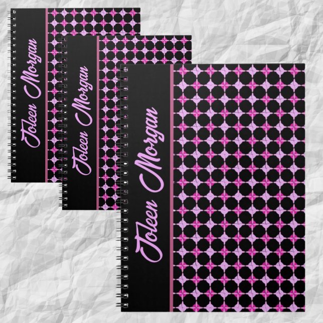 Personalized Colourful Pattern                  Notebook (Creator Uploaded)