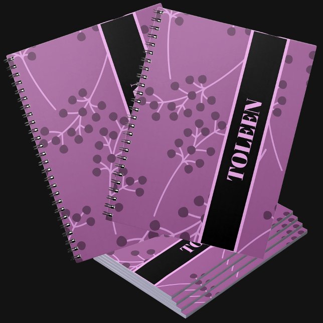 Personalized Colourful Pattern                  Notebook (Creator Uploaded)