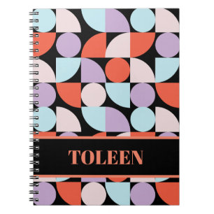 Personalized Colourful Pattern Notebook