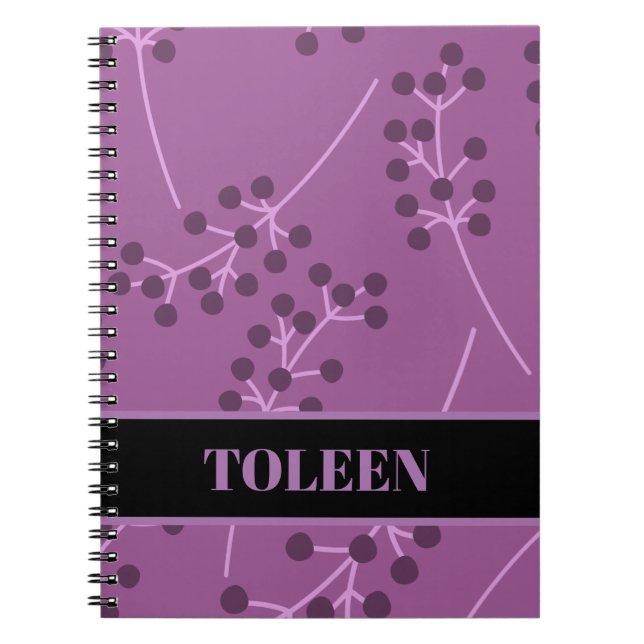 Personalized Colourful Pattern                  Notebook (Front)