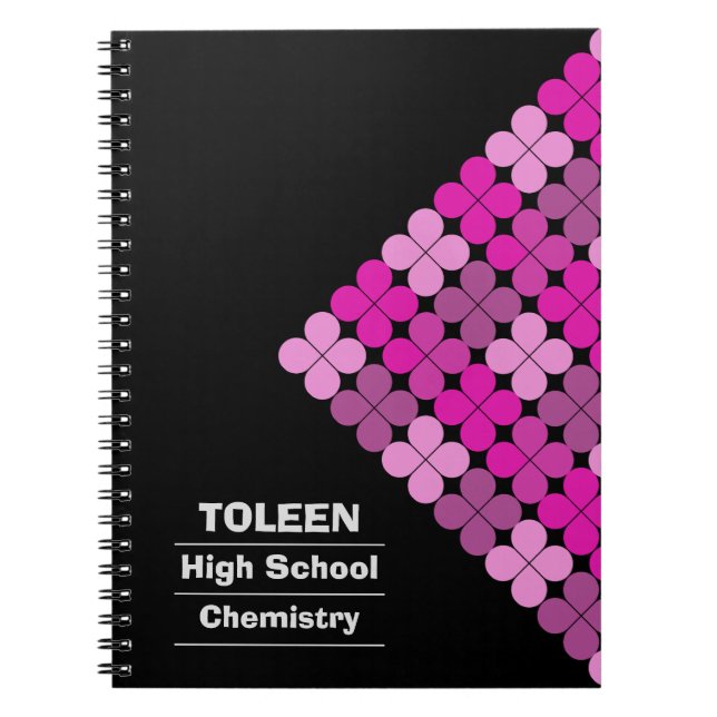 Personalized Colourful Pattern                  Notebook (Front)