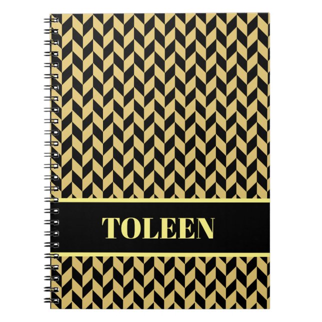 Personalized Colourful Pattern                 Notebook (Front)